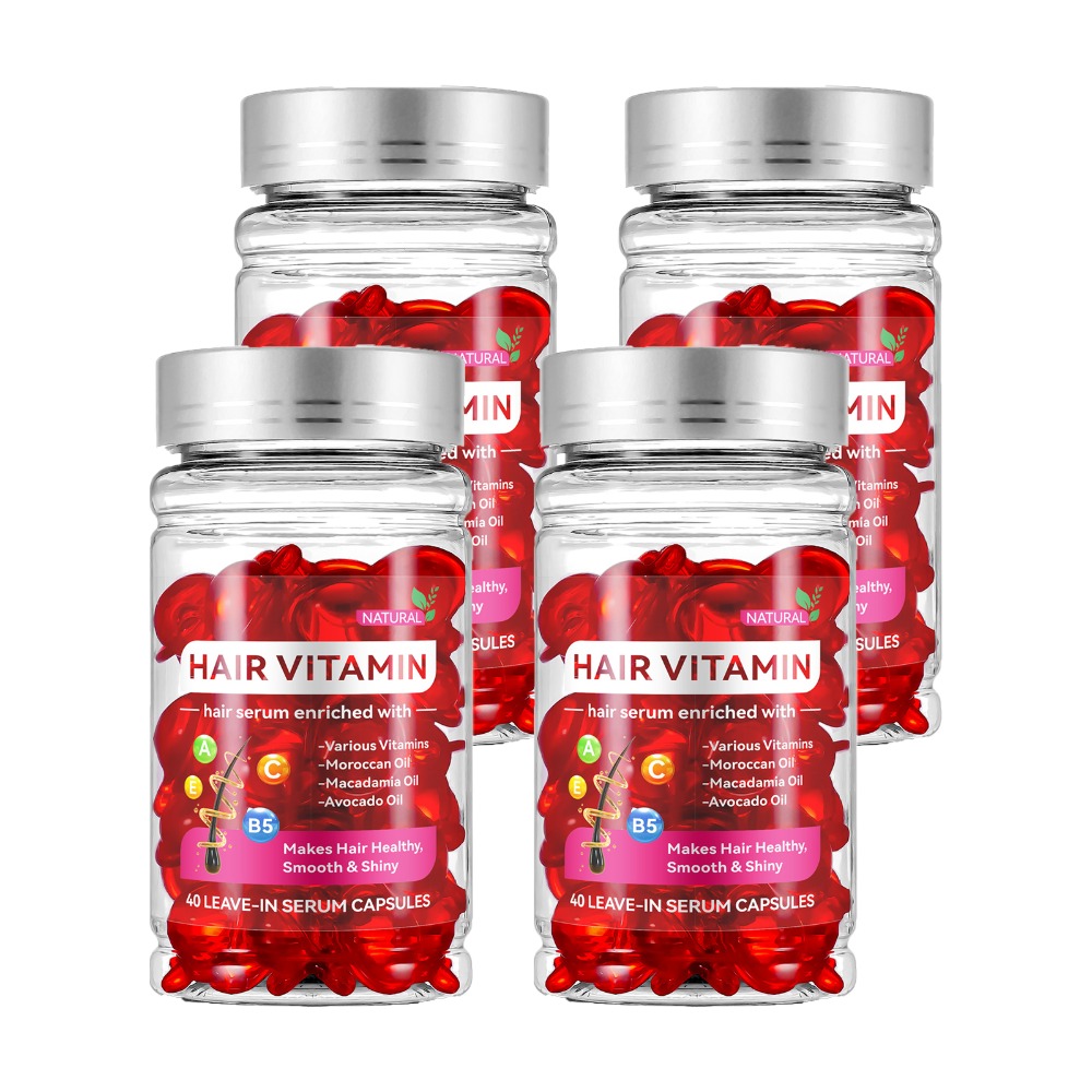 TEMU 80/160pcs Hair Vitamin Capsules For Women And Men, Hair Conditioner Capsules - Rosemary Oil, Moroccan Argan Oil & Vitamins Hair Serum, Deep