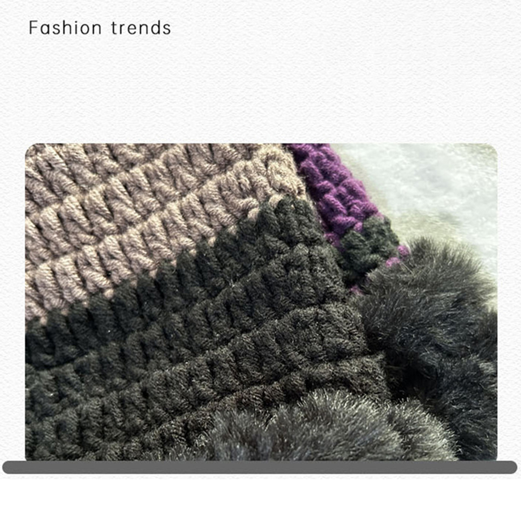 women s winter warm faux fur cat beanie earflap slouchy knit  display picture 1
