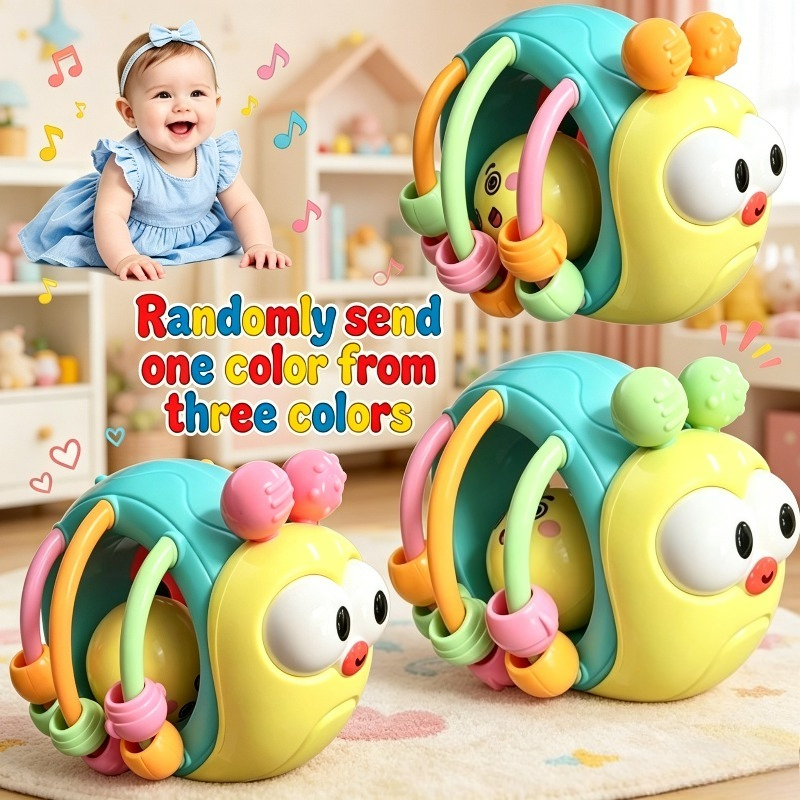 Image of Cute And Fun Handheld , Puzzle Snail Bell, Plastic Ball, Plastic Material, As A Birthday Gift During Holidays, Christmas, Easter, Newborn Souvenir Toys, Children's Day Summer 2026 Style- Send 1