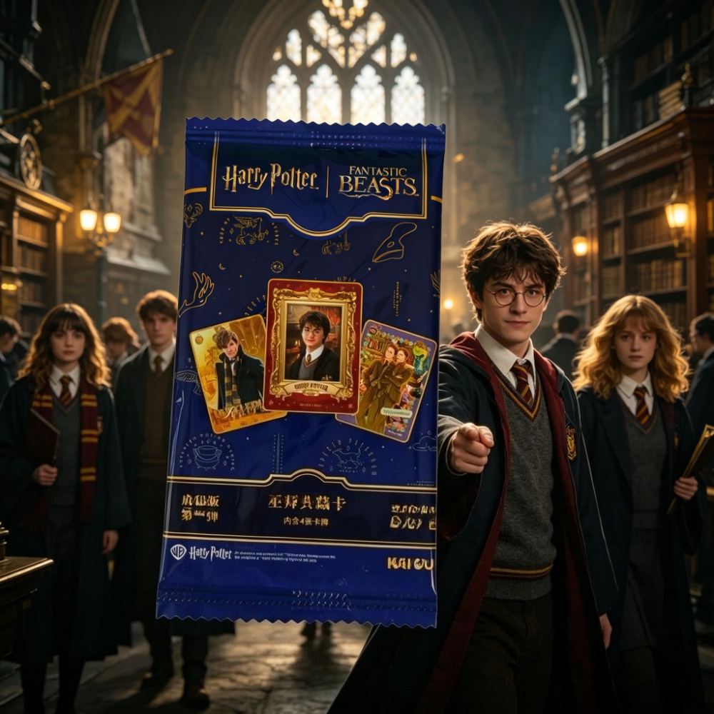 TEMU Wb Warner Harry Potter Card Game Harry Potter Magical Creature , Random 1 Pack, Hd Character Printing, Exquisite Card And Premium Texture. Magic