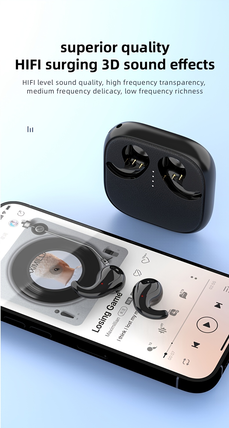2025 Advanced Wireless Headphones - Touch Control, High-Quality Sound Suitable for Sports, Music, and Gaming- Compatible with IOS/Android