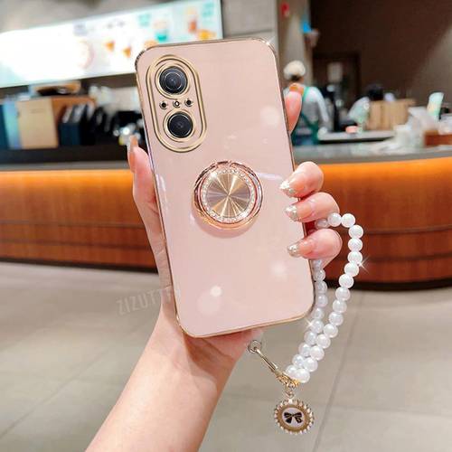 item picture phone case 9 impact resistant coating strap lanyard phone holder case designed for huawei 9 se featuring an advanced and convenient