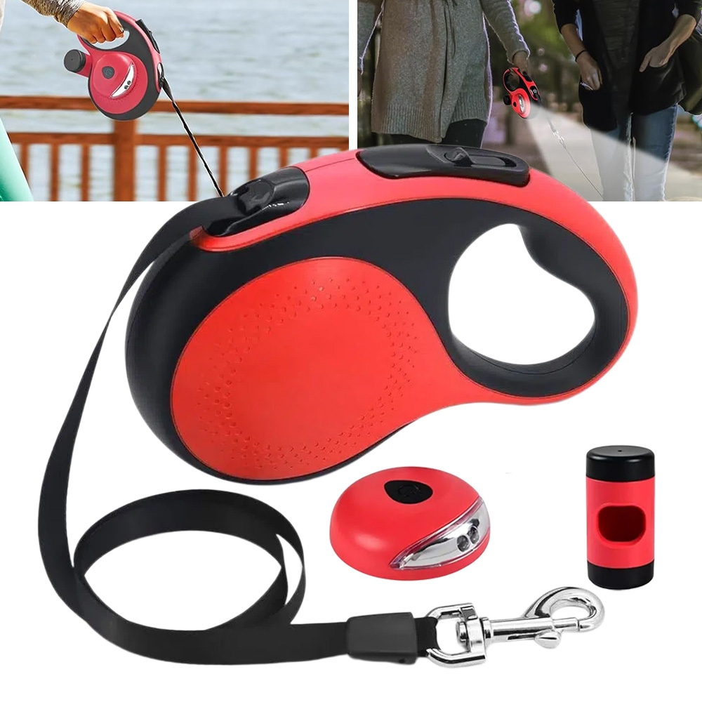 Image of 8m Automatic Retractable Dog Leash Lockable Strong Tape For Large Dogs Up To 50kg Pet Lead