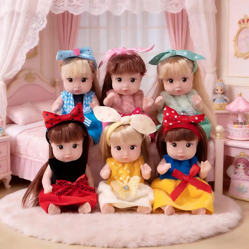 mini dress up dolls Amazon.com: 10 Sets Mini Doll Clothes Dress Outfits for 6-7 inch Girl Dolls Dress-up Accessories Kids Toys Birthday Gifts : Toys & Games