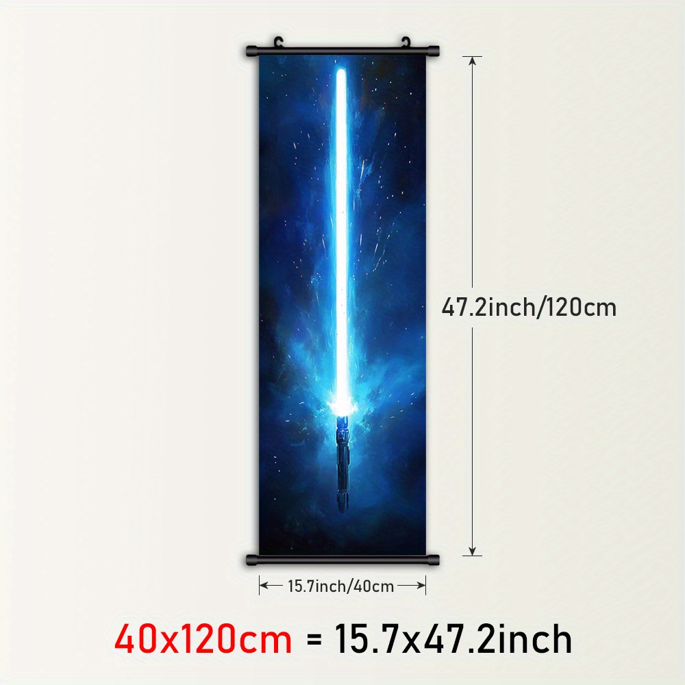 TEMU 1pc 1pcs 1pc 1pcs Framed Universe Poster - Art Suitable For /, Vertical Modern Asian Chart With Plastic Frame Hanger