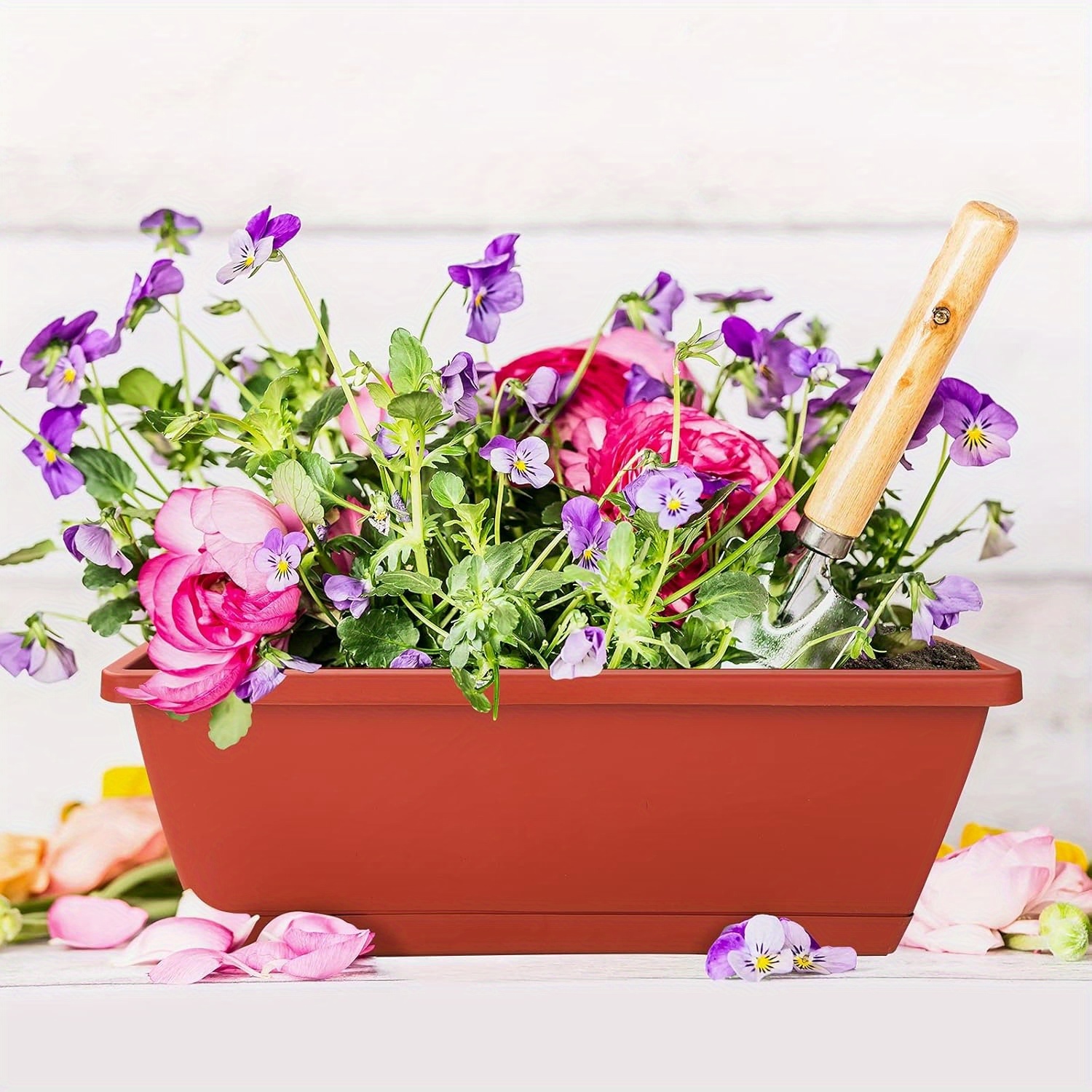 BOFUNX 3pcs Vasi di Fiori da Appendere Vasi di Metallo Esterno Vaso