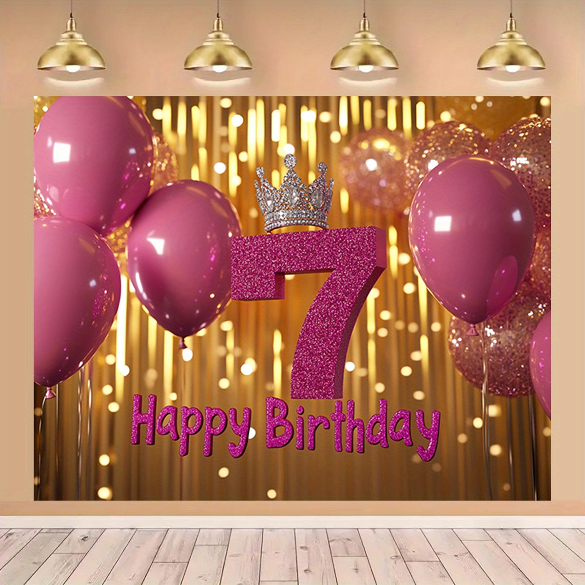 7x5ft Glitter Diamond Party Backdrop - Black Silver Diamond Flower Photo Background For Birthdays & Events