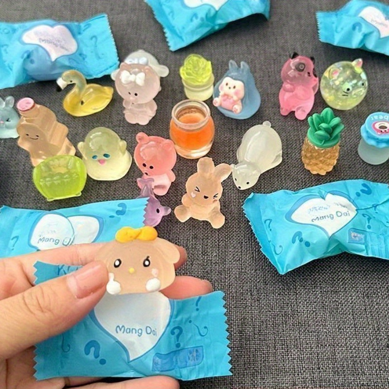 

20pcs Mini Surprise Blind Bag Set - Halloween, Christmas & Easter Gifts- Assorted Party Favors,no-battery Glowing Charms For , Crafts, And Handbag Accessories