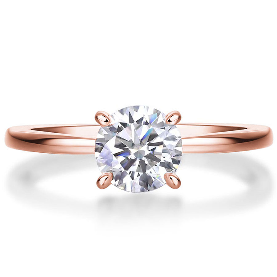 S925 Silver Couple Rings with Moissanite, Elegant Gift Box