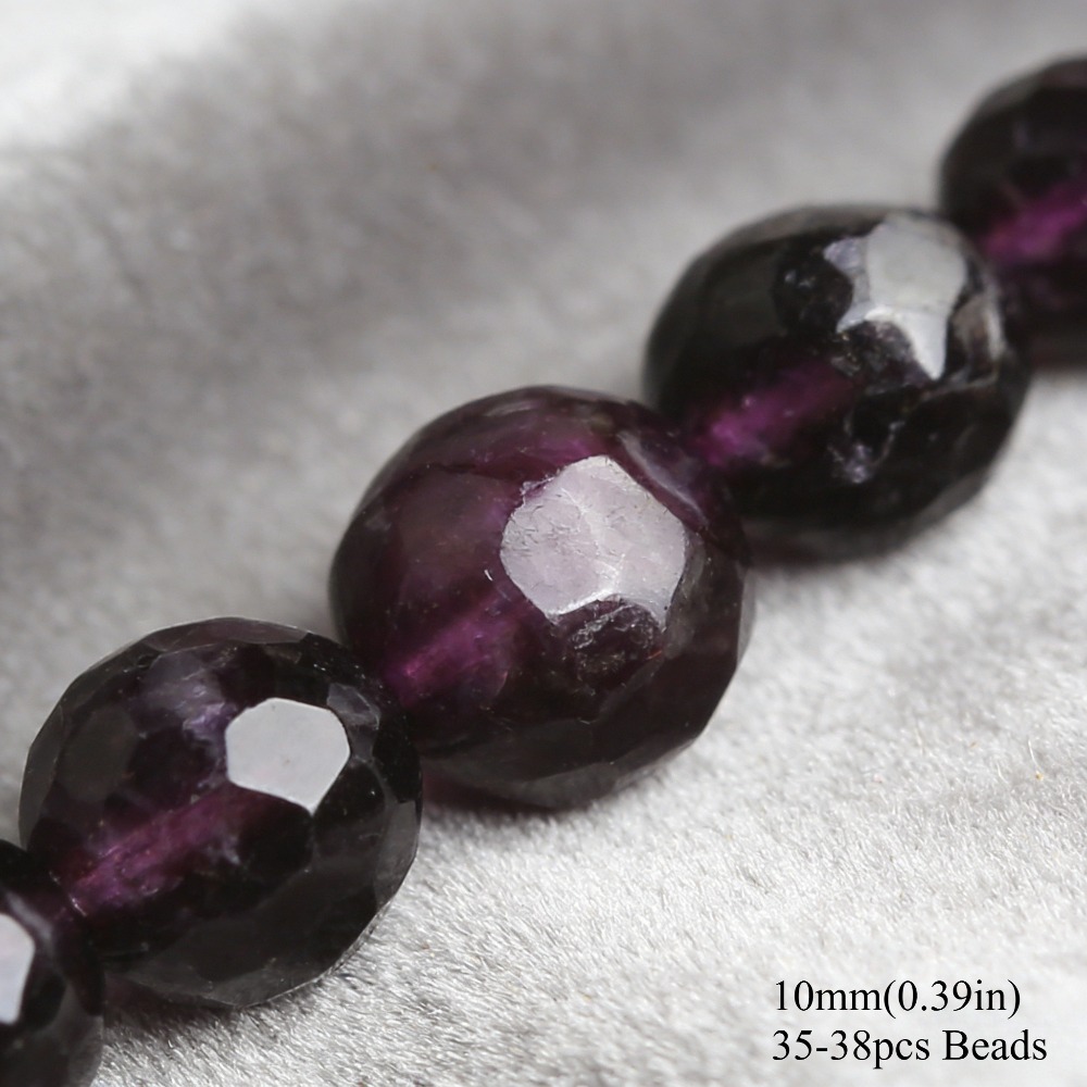 Image of Aa Natural Stone Amethyst High Quality Gorgeous Loose Spacer Beads For Jewelry Making Elegant Bracelets Necklace Earrings Additions For Men Women Gifts