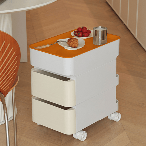 1 tier rolling utility cart with 360 wheels extra large open shelves drawers durable multi purpose storage organizer for room bedroom rolling storage cart utility racks