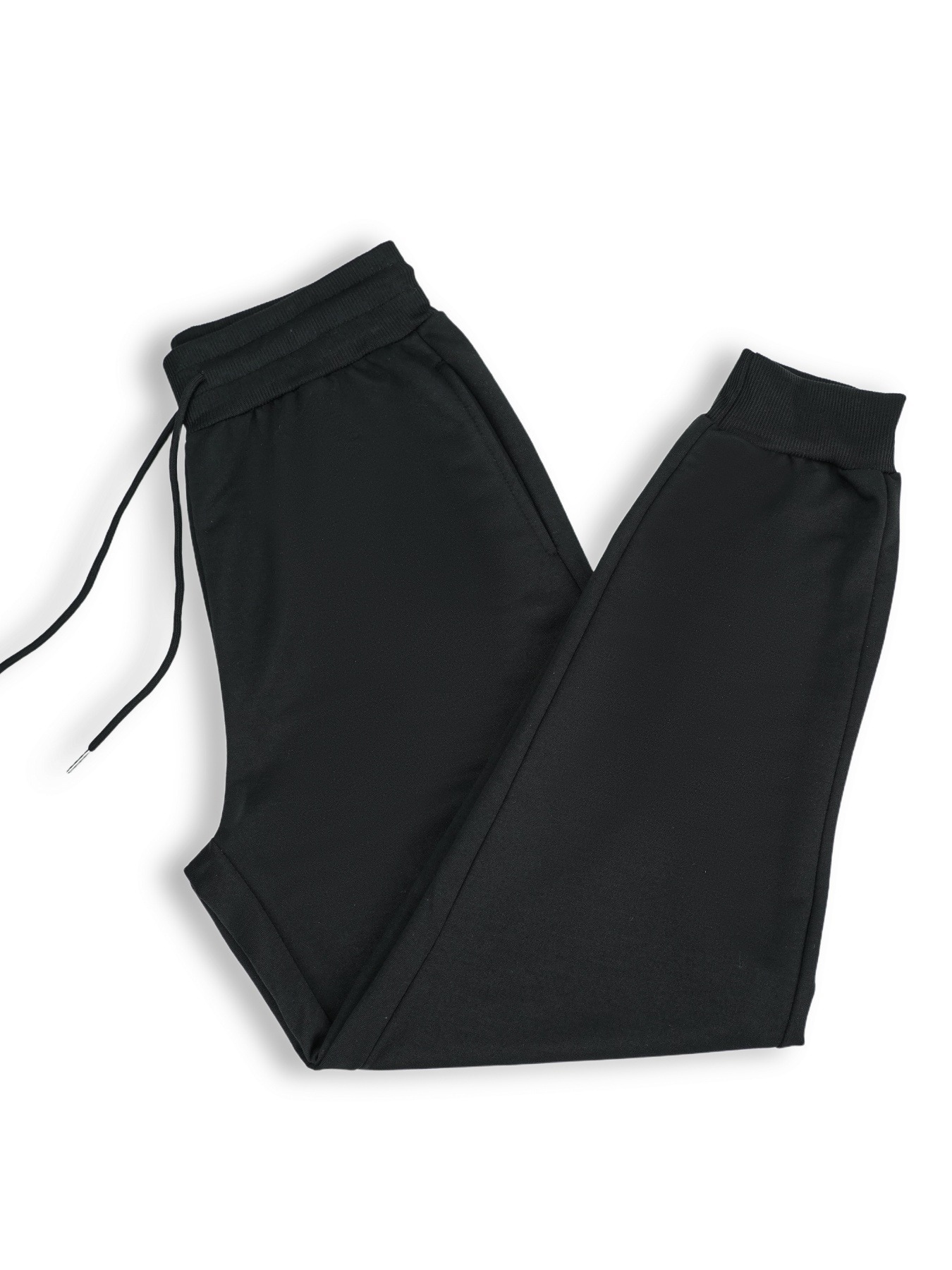 3pcs Men'S Athletic Joggers with Pockets - Black, White, and Gray, Non-Stretch Fabric, Regular Fit, Ideal for Gym, Training, and Outdoor Fitness, Jogger Men, Anti Tear Pant For Men, Tear Away Pant For Men, Trouser For Men, Track Pant Men, Men Trouser