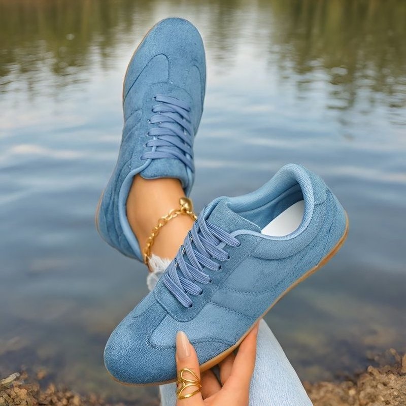 Image of Gentle, Multi-colored Velvet Sneakers For Everyday Commuting And Lazy Loafers., Women Shoes