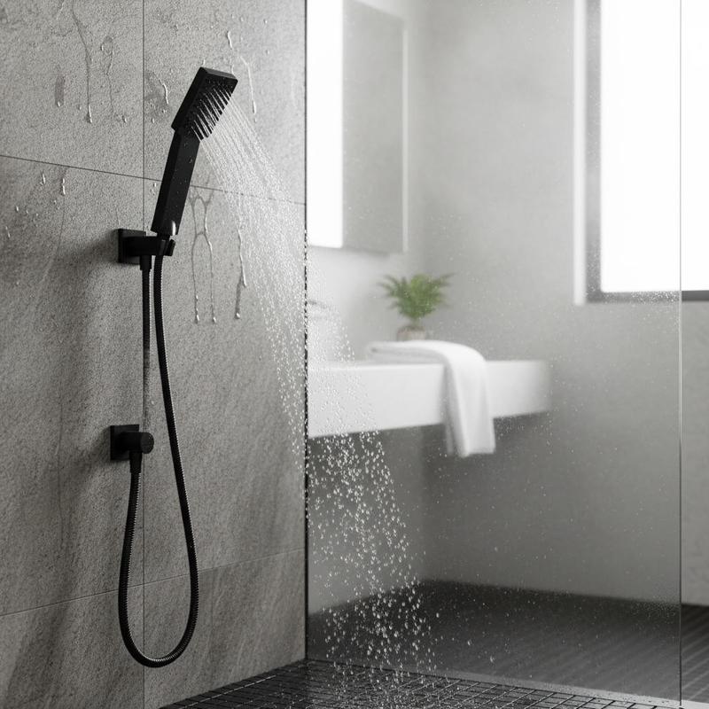 Image of Pressure Shower Head Black Shower 150cm Pressurized Shower Spray, Powerful Shower Head, Bathroom Rain Shower Spray, For Shower Use Only,for Shower Use Only