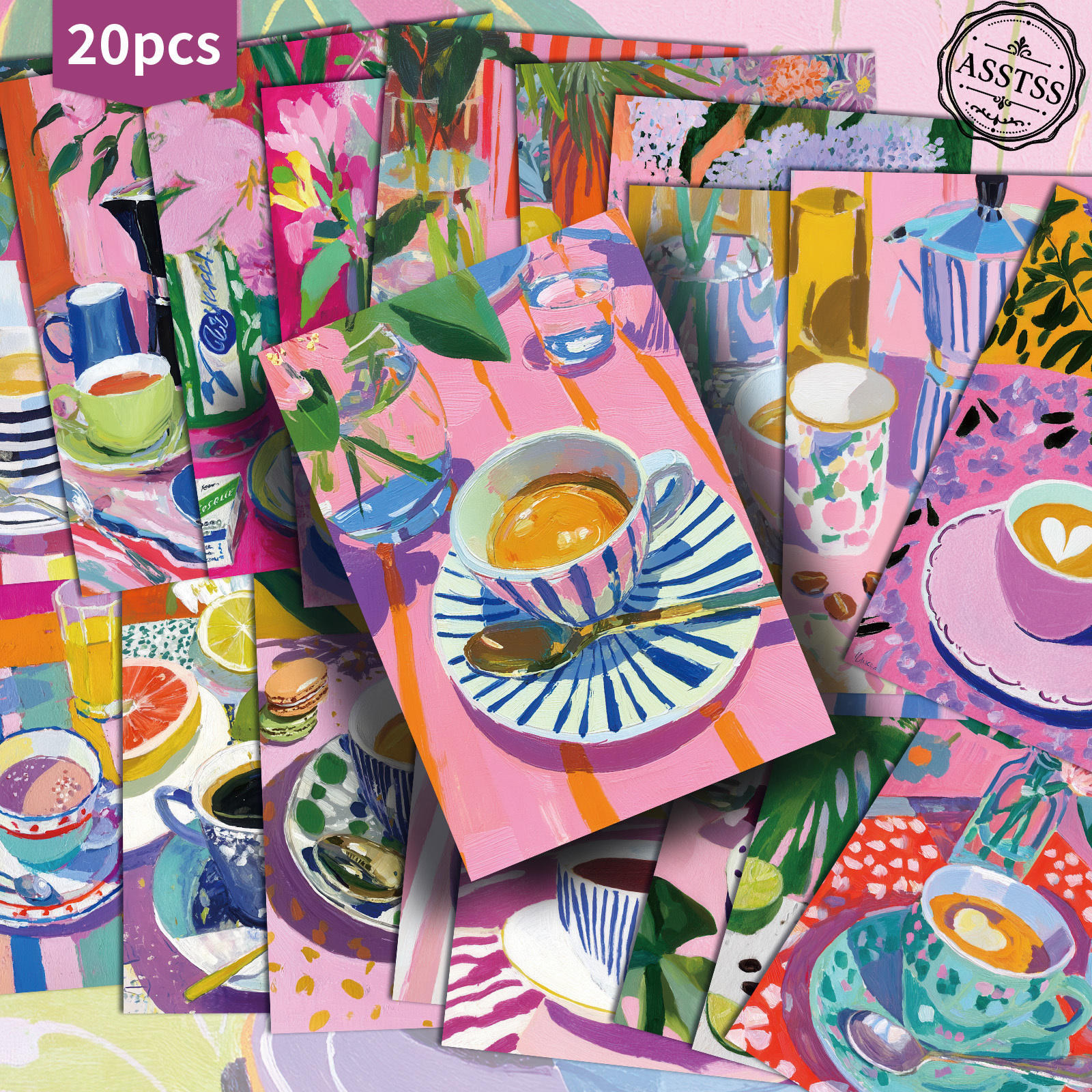 TEMU Lot de 20 cartes postales d' vintage et vibrantes ASSTSS - 4x6 pouces, fournitures rétro pour journal de récupération, illustrations classiques,