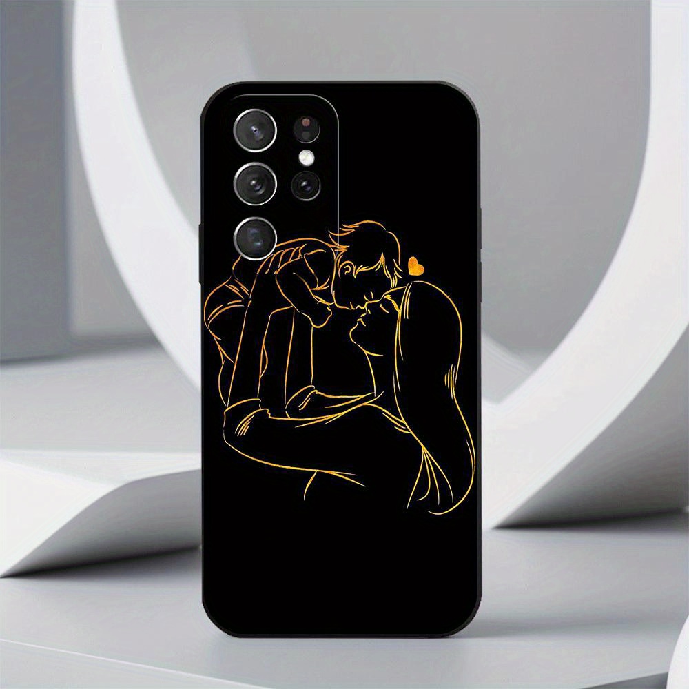 TEMU Ever Phone Case In Black And White, Featuring A Unique And Appealing Design For Men And Women, Perfect As A Gift. Compatible With Galaxy S22/s22