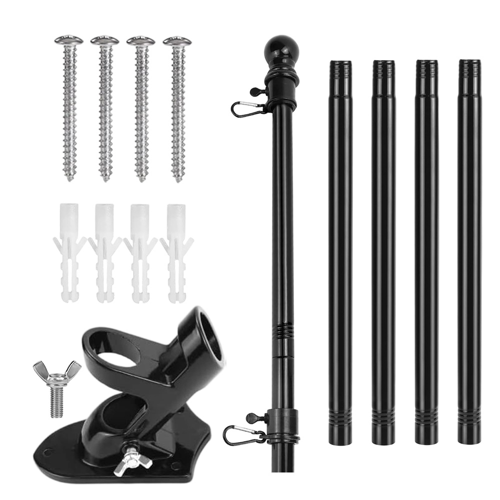 Flag Rod And Hardware | Suitable For Hose Indoor And Outdoor Use, No Design, And Store, Durable Outdoor Accessories, Plastic Material By Juksun