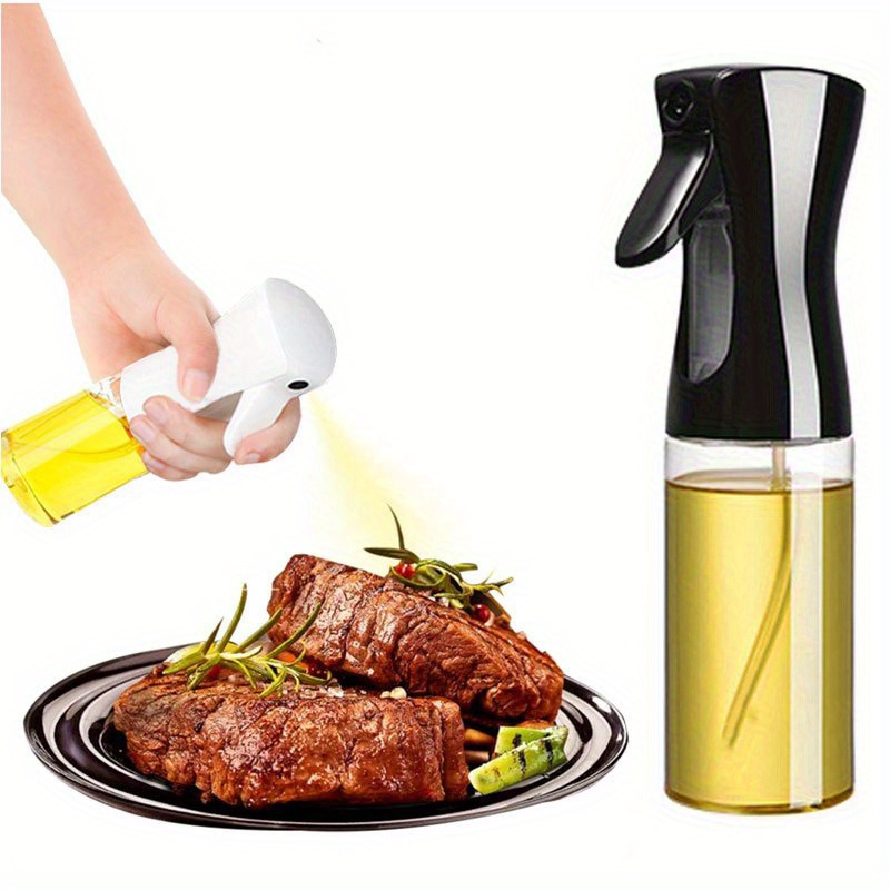 300ml Multi-Use Oil Spray Bottle - Transparent PET with Black Trigger Nozzle, Ideal for Cooking, BBQ & Baking - Easy-Level Indicator, Outdoor Safe, Oil Sprayer Bottle for Cooking 2 300ml Multi-Use Oil Spray Bottle - Transparent PET with Black Trigger Nozzle, Ideal for Cooking, BBQ & Baking - Easy-Level Indicator, Outdoor Safe, Oil Sprayer Bottle for Cooking