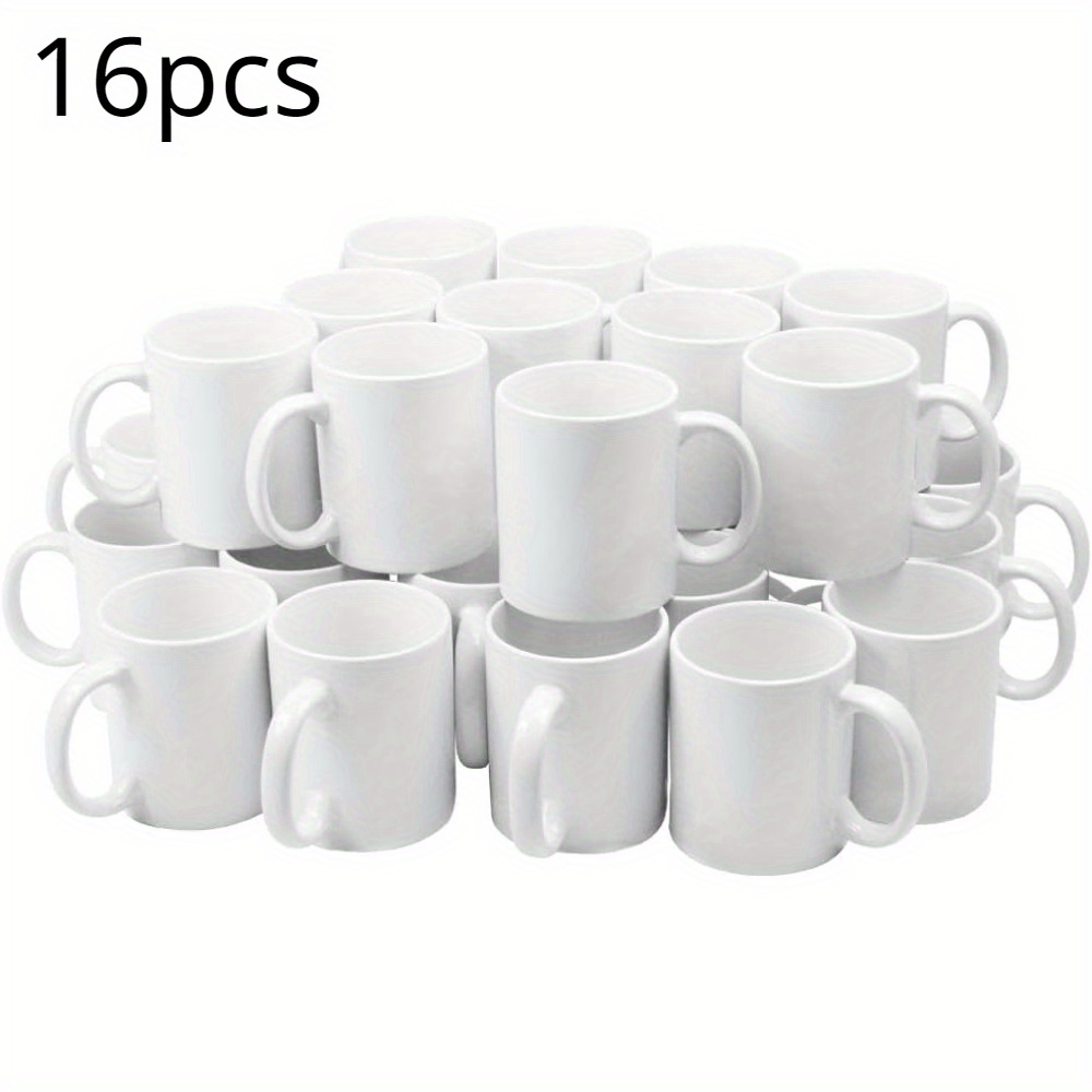8 16 32pcs of sublimation cups 11 ounce blank ceramic coffee mugs white mugs sublimation blanks plain white mugs