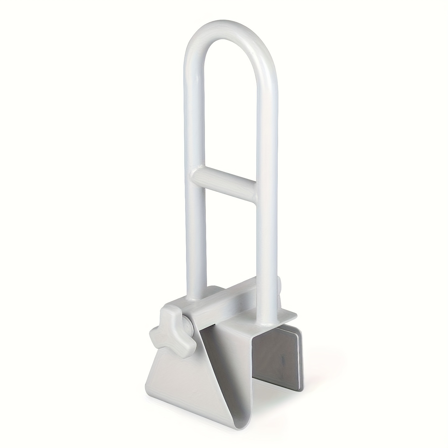 1pc high carbon steel bathtub safety handrail   strong and   auxiliary lifting anti fall handrail white non slip   to perforate   very suitable for the elderly and disabled bathtub accessories details 4