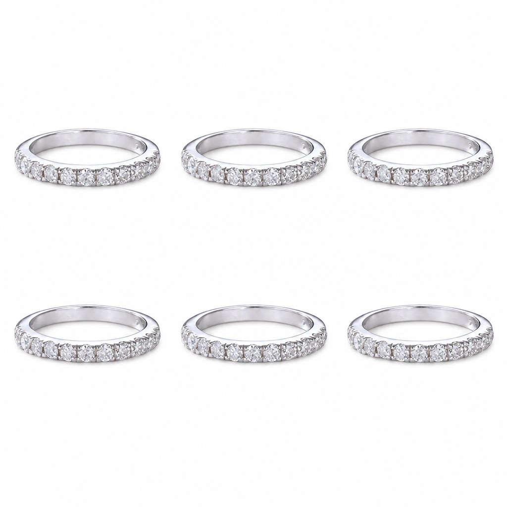 Men's Bling Moissanite Hip Hop Statement Ring, Fashion Accessory