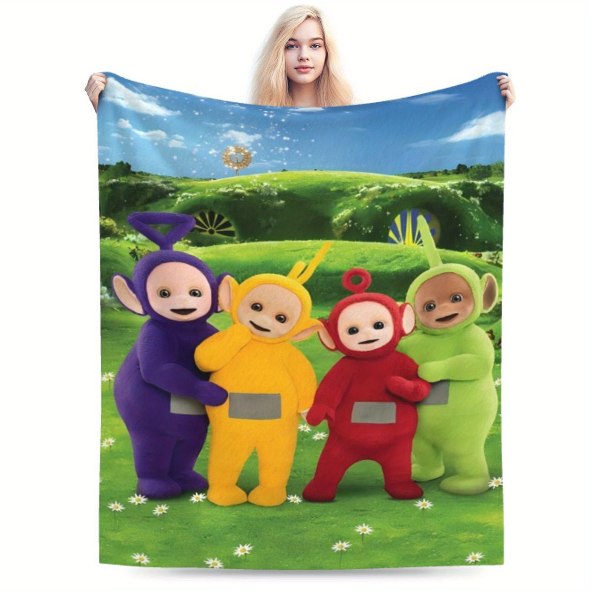 TEMU 1pc Fleece Blanket - Bedding For Bedroom, , , - Machine Multipurpose , , Polyester, No Embellishment, Charming