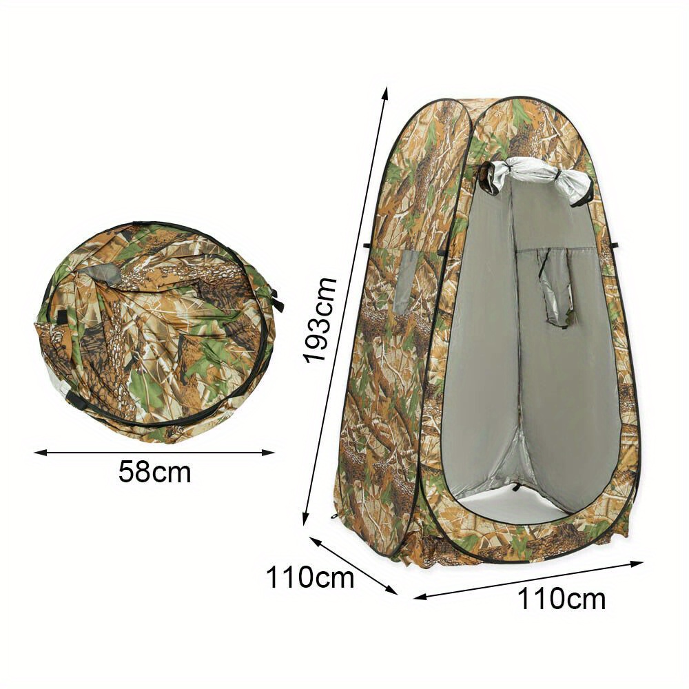 TEMU Outdoor Up Changing Tent Toilet Tent, Camping Shower Tent Privacy Toilet Tent Camp Tent Portable