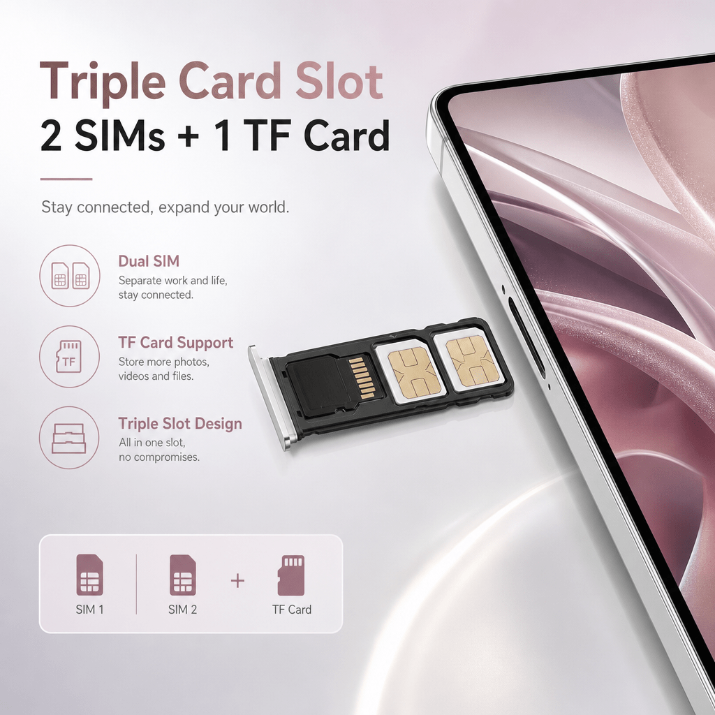 6 8 inch   screen unlocked   phone 4 64gb   support facial recognition   screen protector earphones daily use Product details 3