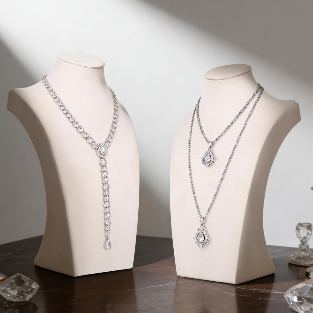 3pcs Jewelry Display Busts for Necklaces, Gift for Her