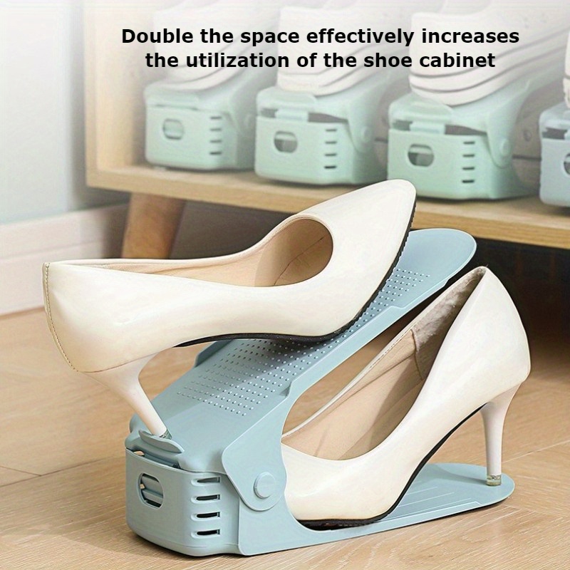 10pcs Adjustable Storage Shoe Slots for Space-Saving Organisation