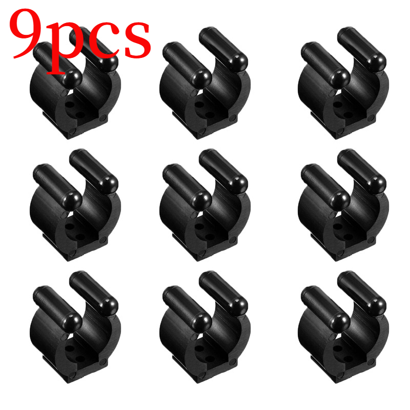 TEMU Plastic Rod Clip Storage, Plastic Golf Club Clip, Rod Clips, Snooker Cue Clip, Wall-mounted Fixed Clip