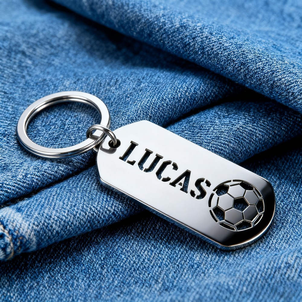 TEMU 1pc Custom Keychain, No Chain, Custom Keychain - Hollow-out Design - Custom Gift | Classic And Elegant | For Graduation Ceremonies, Weddings,