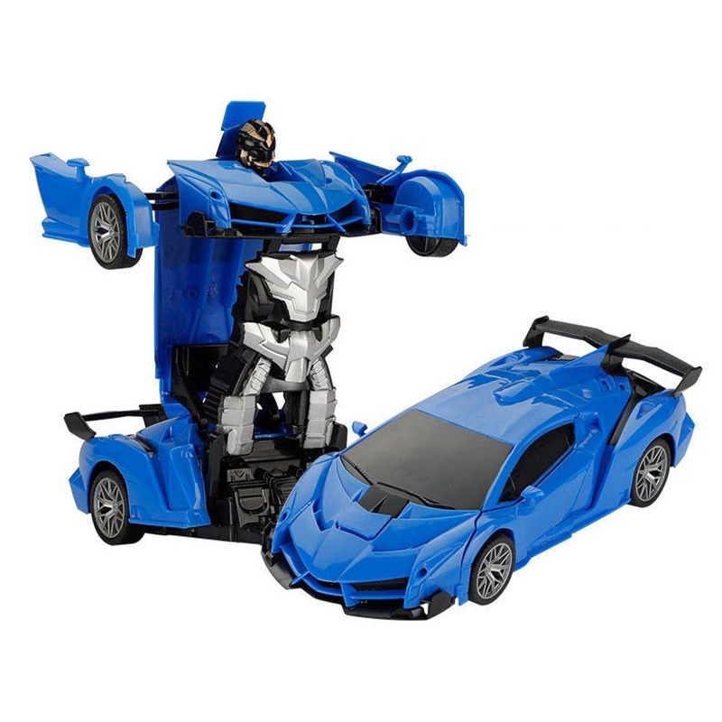 TEMU One-button Deformation R/c Car Toy, Transforming Car Robot, 1:18 Scale 360°rotating Drifting, Toys Suitable For Kids Over 3+ Years Old,
