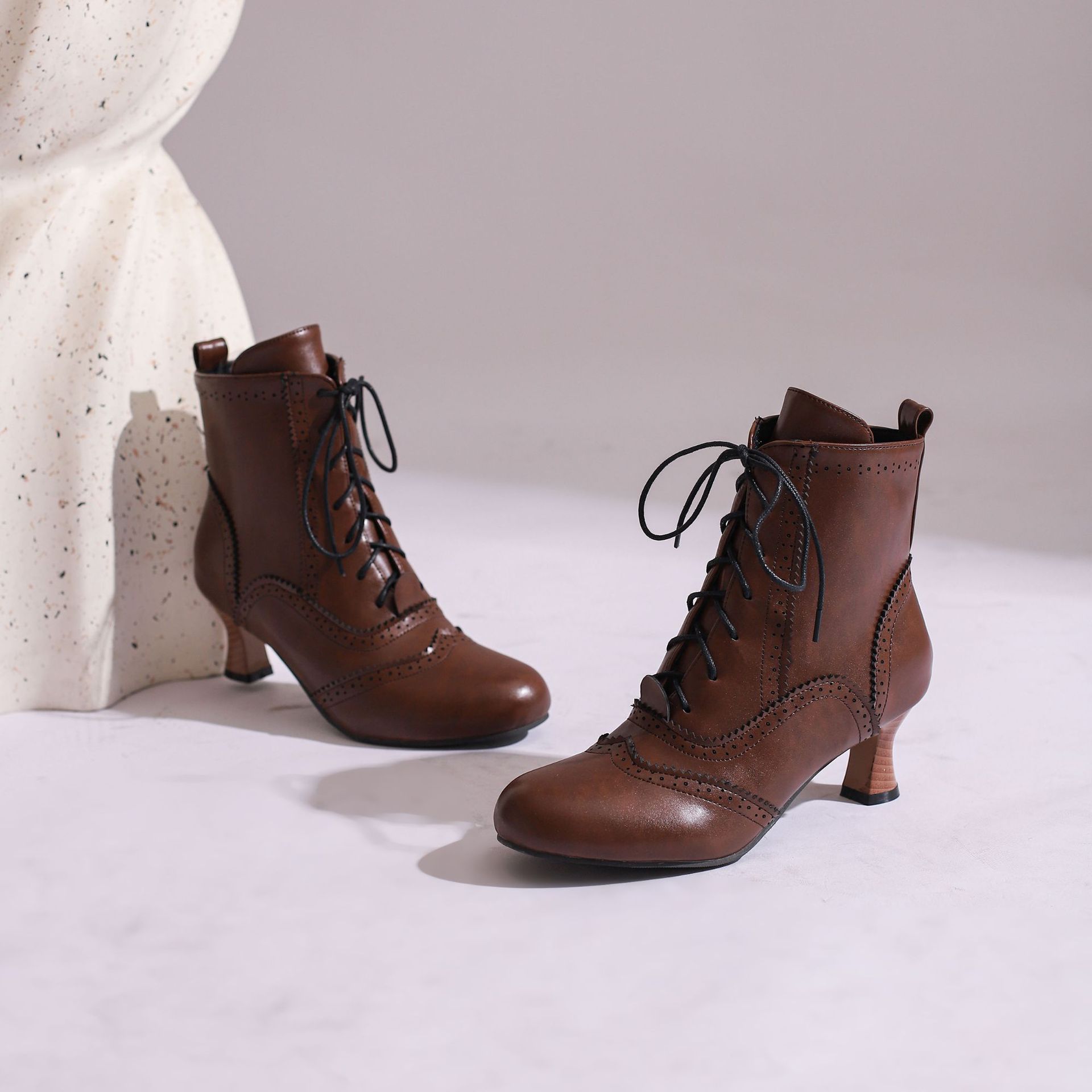 Women's Plus-Size Autumn Winter Ankle Boots