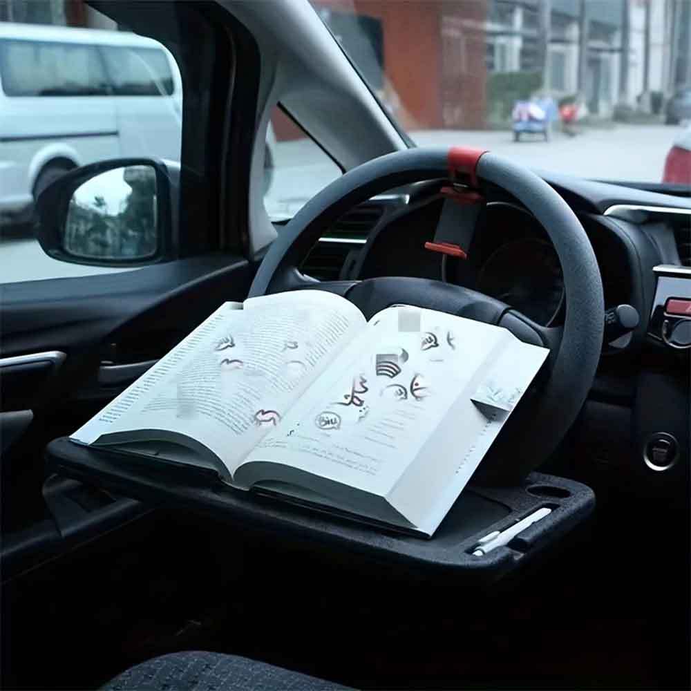 has   1pc of     multifunctional car steering wheel tray table making driving easier with a storage rack and card table for halloween thanksgiving and christmas Product details 0