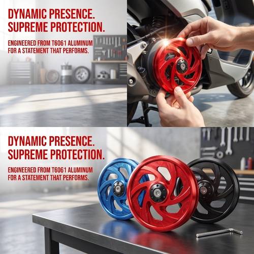 item picture cnc aluminum alloy motorcycle fan cover engine guard for universal motorcycle thermostat additions