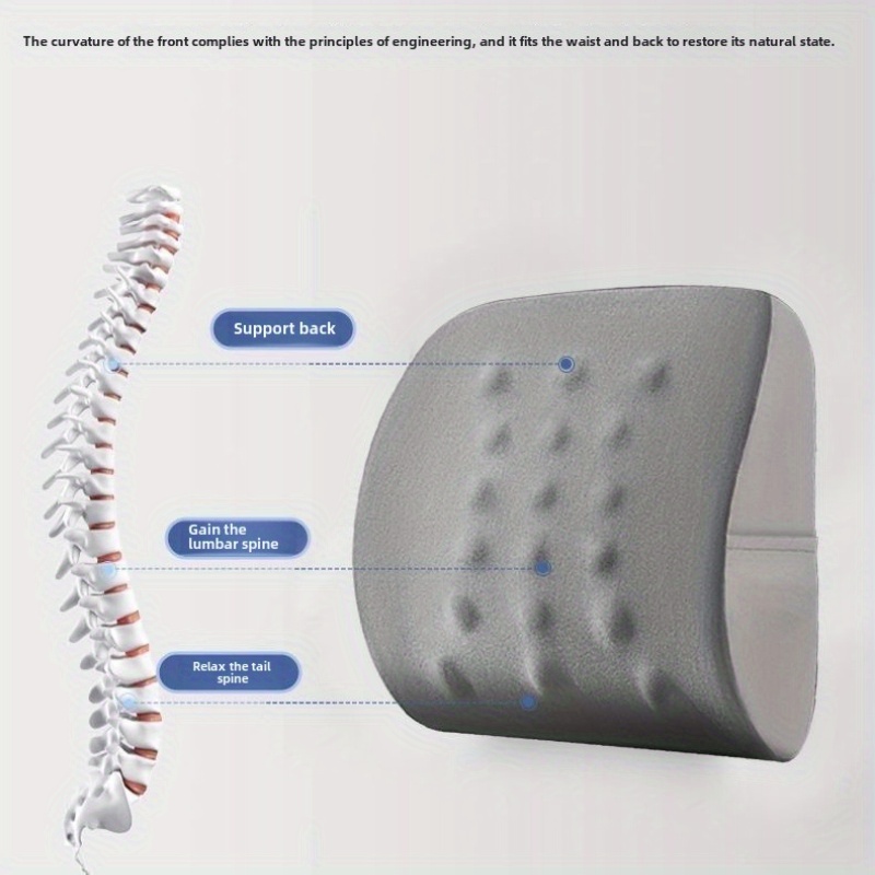 suitable for office chairs and car seats lumbar support pillows medium hardness seat cushions     posture comfortable office chairs comfortable cushions backrest pillows Product details 3