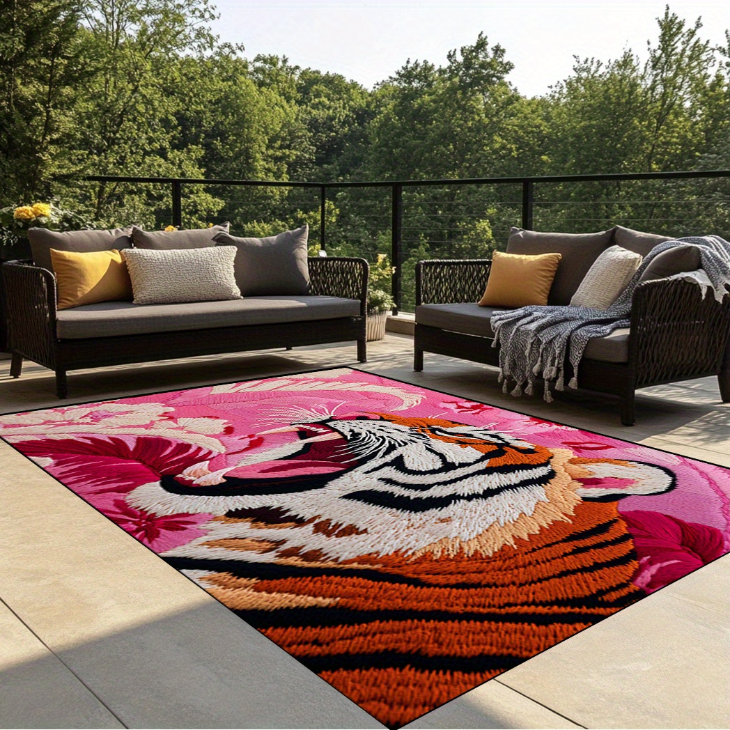 tiger carpet sold on Temu United States