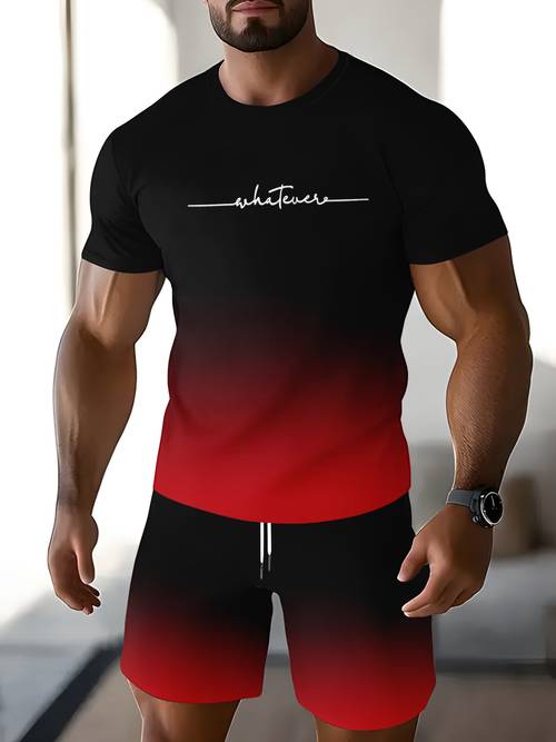 imagen del artículo conjunto casual personalizado con letra degradada