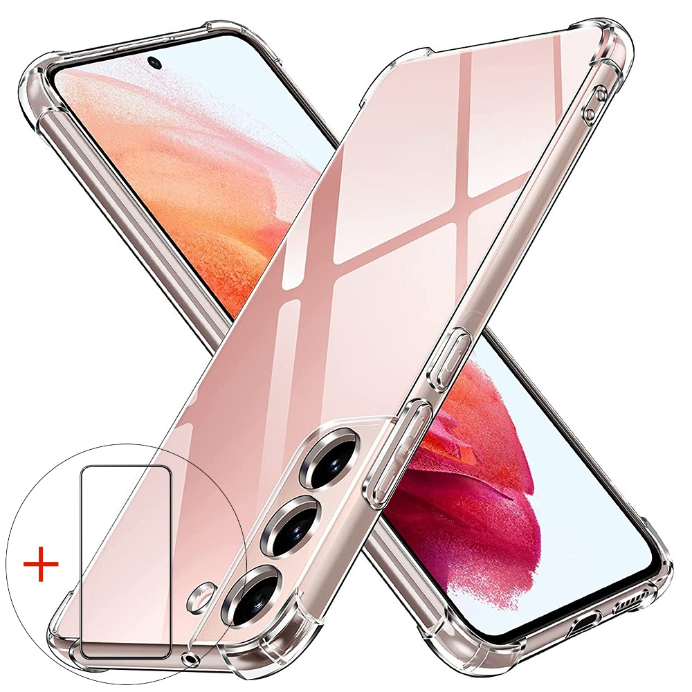 Image of Phone Case: Transparent Shockproof Phone Case For A14/15/16/25/26/34/35/36/53/54/55/56, S26/26plus/26 Ultra Thick Cover Clear