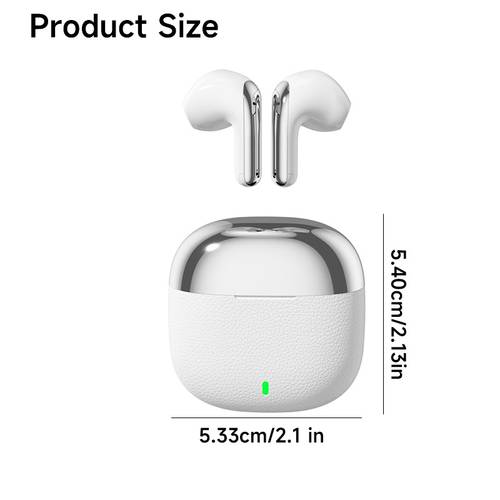wir präsentieren die neuen ai-betriebenen semi-in-ear-kopfhörer mit einem frischen design - kabellose ohrhörer für paare mit echtzeitübersetzung, touch-steuerung, einem kondensator-mikrofon, typ-c-aufladung, für reisen, business, shopping