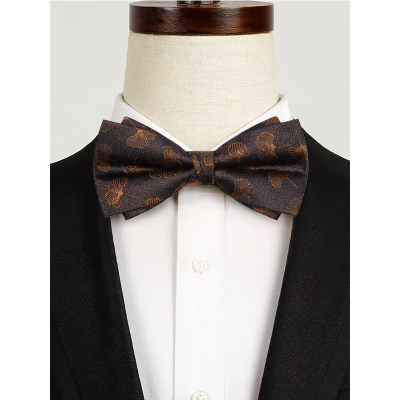 a mens vintage bow tie in dark brown featuring a - Temu South Africa