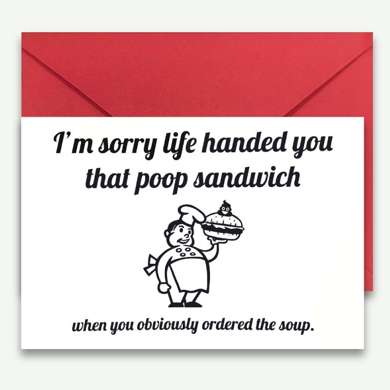 

1pc Poop - Humorous Encouragement Greeting For , Breast , Wishes, - Bathroom