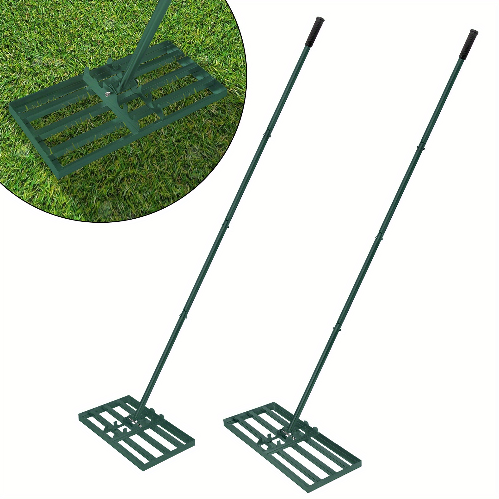 

Lawn Rake Metal Lawn Rake For Sanding Garden Rake With Handle Rake For Golf Course Sanding Lawn 25 X 50 Cm 25 X 75 Cm