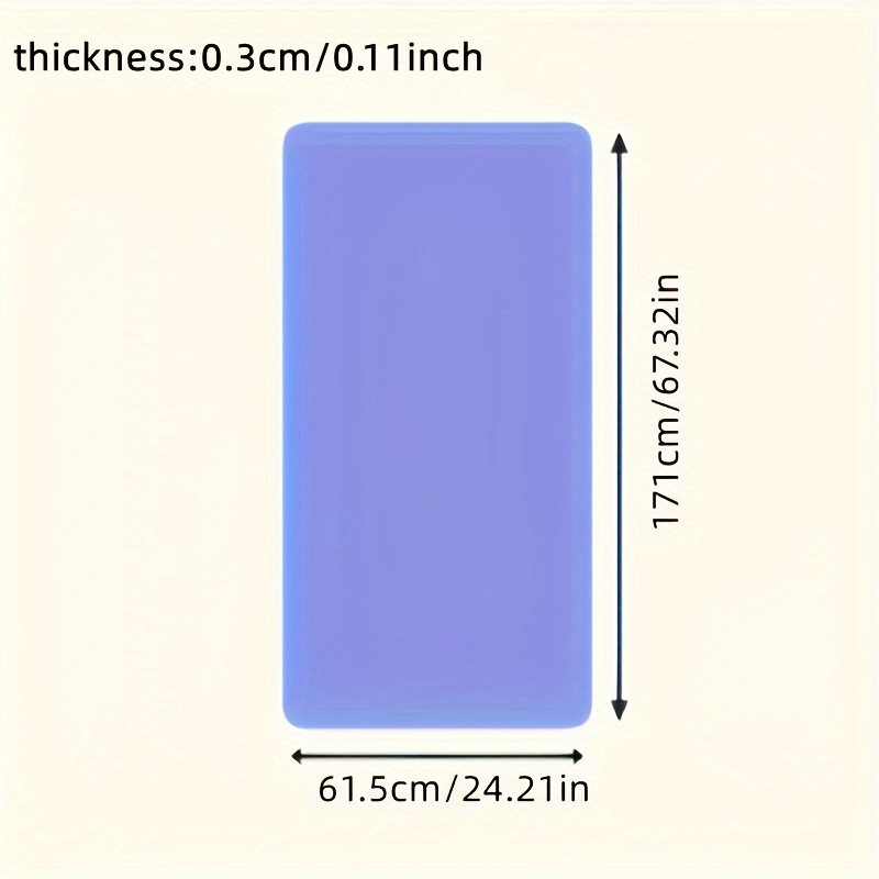 3mm EVA Yoga Mat- Durable, Lightweight, Slip& Moisture Resistant- Perfect for Home Gym& Fitness Training- Single Pack in Blue, Purple, Pink, Fitness Training Mat| Versatile Fitness Mat| Slipresistant Mat, Workout Accessories