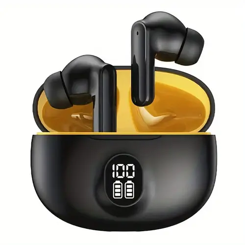 ear true wireless earbuds with long lasting battery high fidelity noise cancellation wireless volume control usb charging dual mic ideal for gaming anime theme