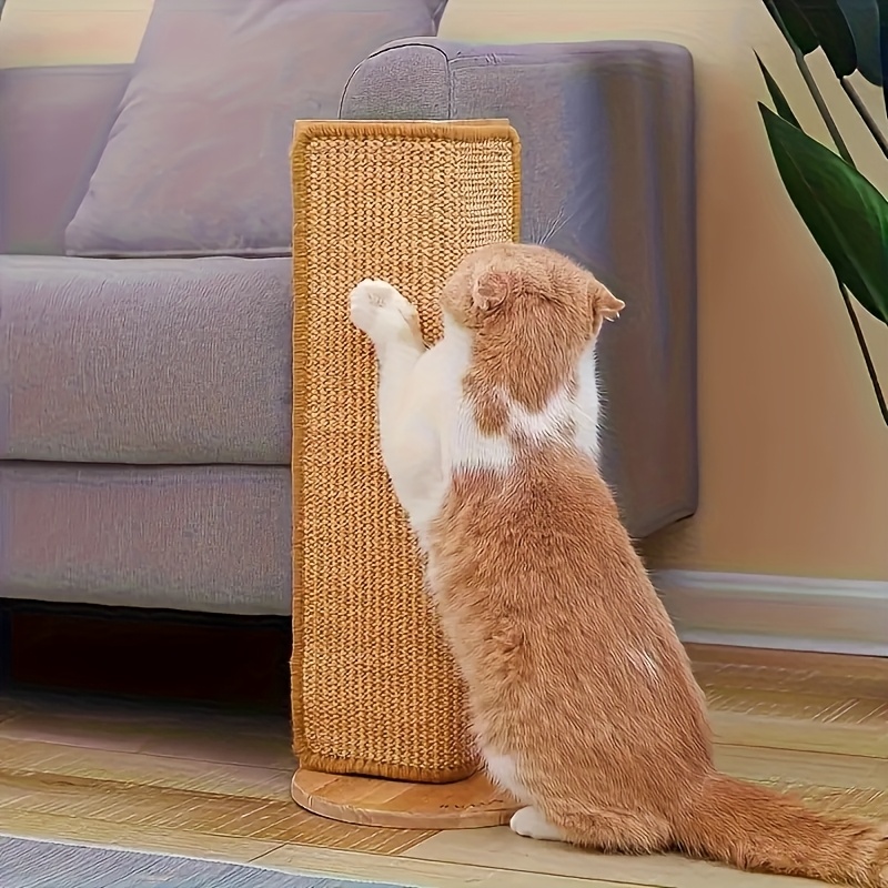 Una versión mejorada del rascador de sisal con un diseño seguro para sofá, ejercicio multicapa para que los gatos rasquen y jueguen, no incluye el estante - El regalo perfecto para tu gato, un tapete rascador, accesorio de muebles para mascotas, regalo de Navidad y Año Nuevo para mascotas