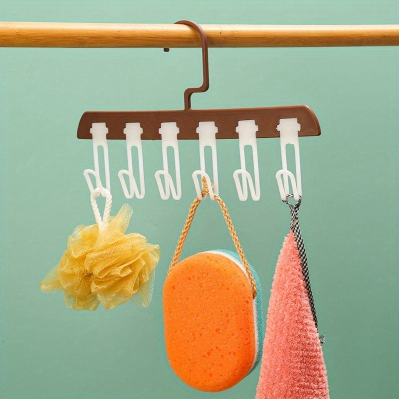 windproof detachable multi hook laundry rack for socks underwear durable plastic freestanding hanger with multiple hooks space saving design for balcony or closet organization clothes organizer storage balcony storage   sturdy construction drying racks Product details 11