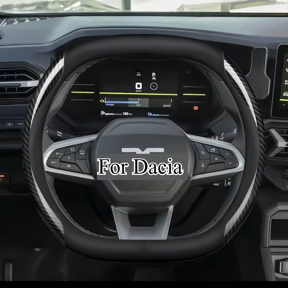 TEMU de Volante de Cuero Sintético para Coche, Compatible con Todas las Nuevas Duster, Modelos de 2024, 2025 y 2026