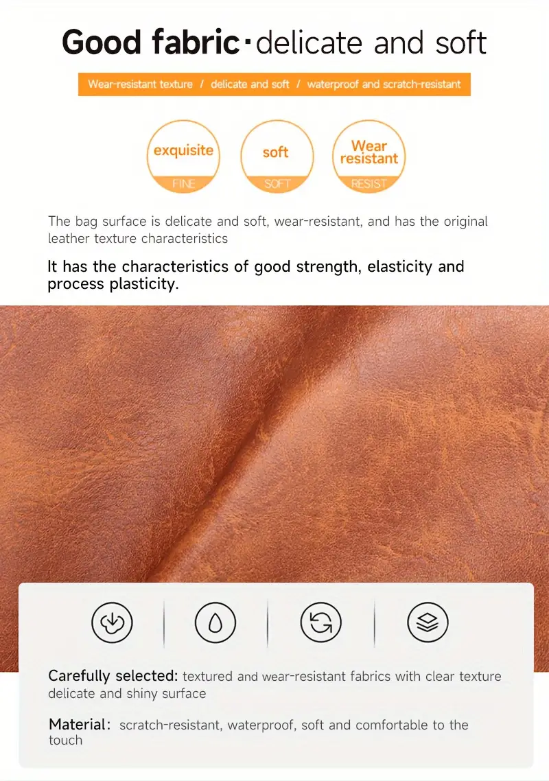 a single shoulder crossbody bag for men women with long wallet and short wallet integrating business leisure and commuting support details 7